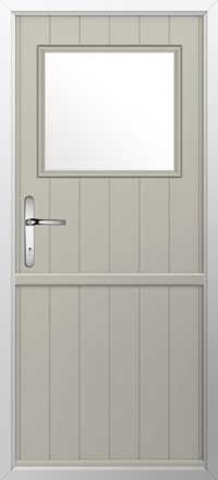 Trieste Composite Stable Door in Pebble Grey