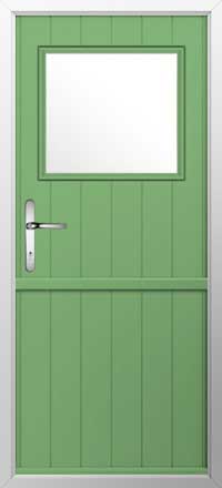 Trieste Composite Stable Door in Pistachio Green