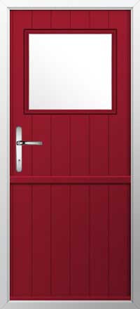 Trieste Composite Stable Door in Ruby Red