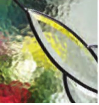 Crystal Harmony decorative composite door glass