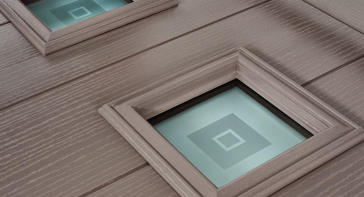 Greenwich decorative composite door glass