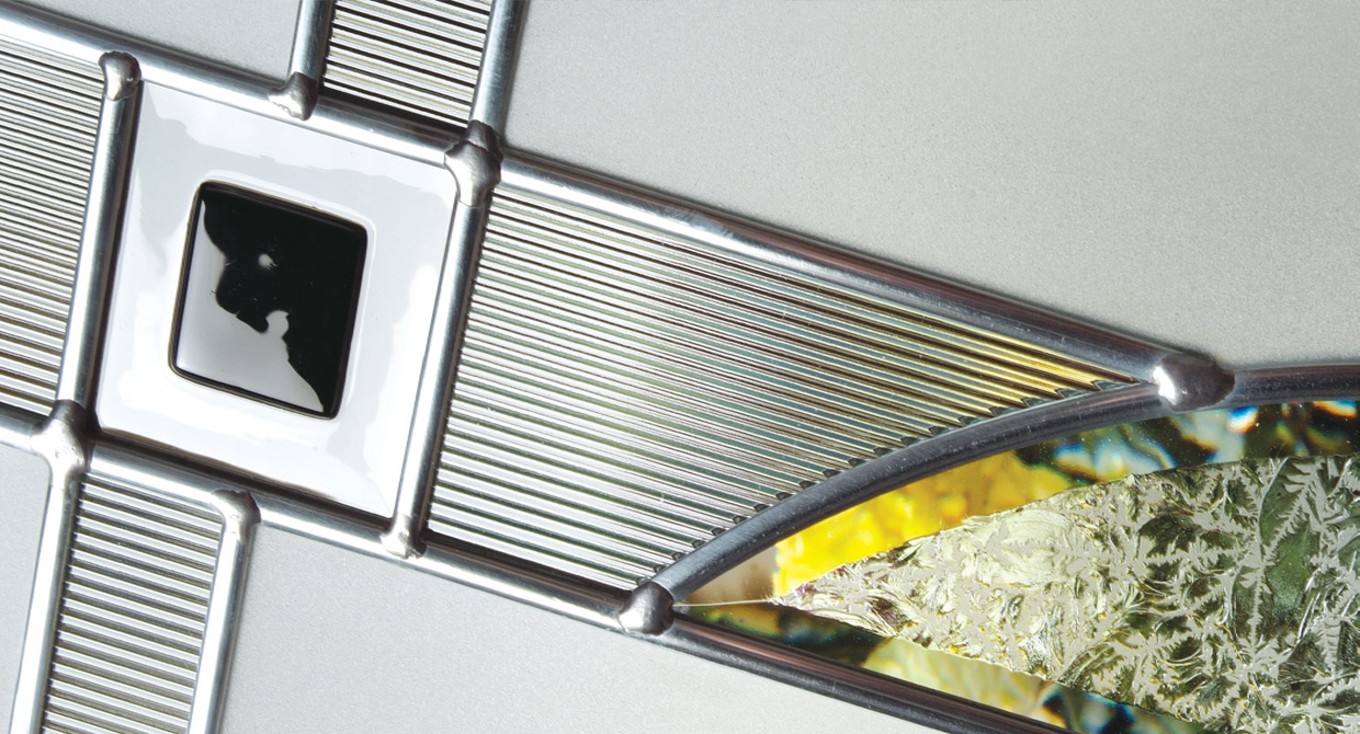 Modena decorative composite door glass
