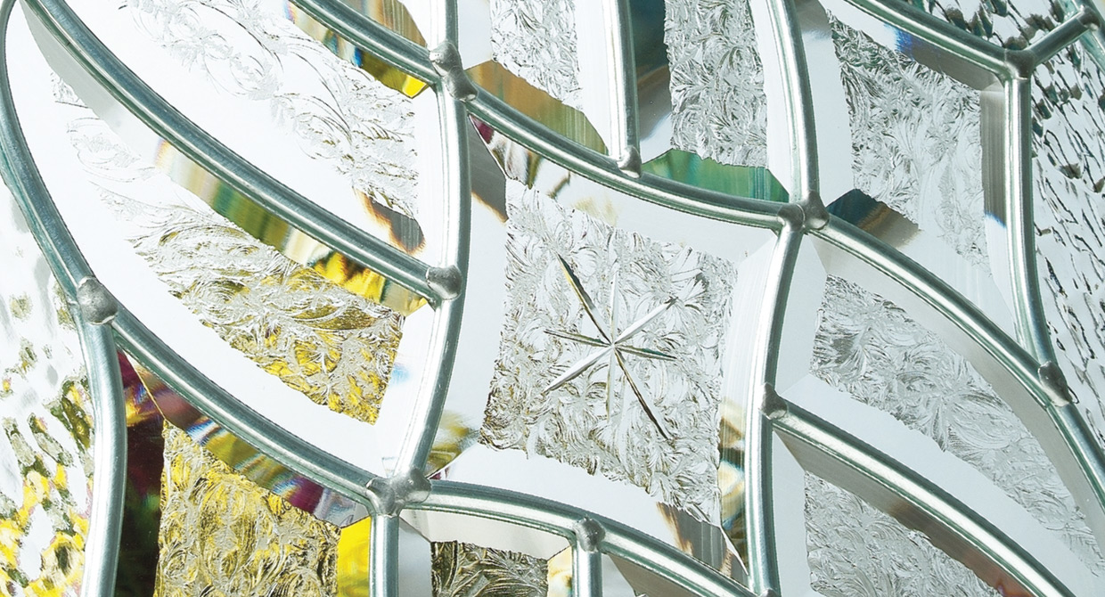Zinc Art Elegance decorative composite door glass