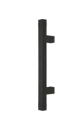 Textured black flat inline