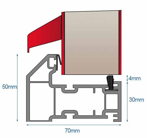 veka low 50mm threshold