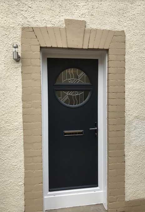 Surprising Composite Front Door Round Window Contemporary - Best ... Surprising Composite Front Door Round Window Contemporary - Best ...