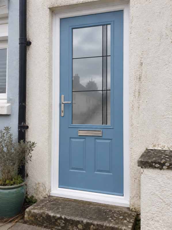 Gleneagles Aurora Composite Front Door in Pastel Blue