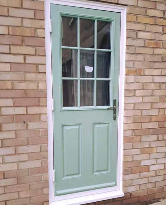 chartwell green composite back door