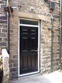 cottage composite door in black