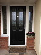 Timber door and side panel