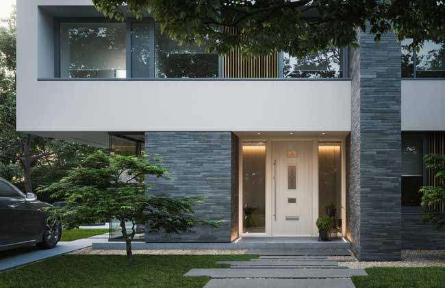 timber solid core composite doors