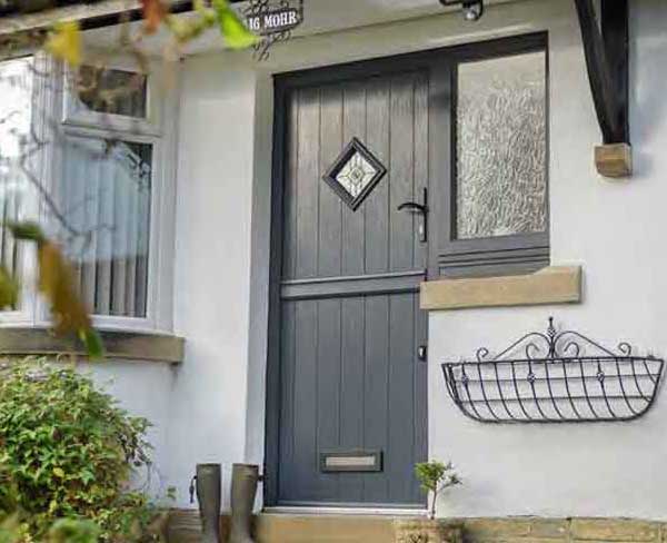 composite stable door in grey
