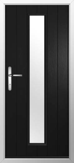 Amalfi Glazed Solidor Composite Door in Black