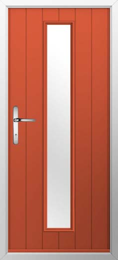Amalfi Glazed Solidor Composite Door in Copper Flame