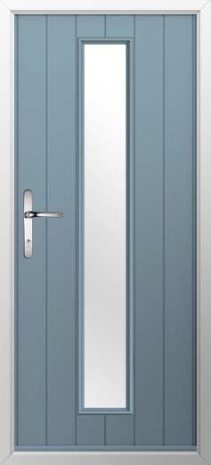 Amalfi Glazed Solidor Composite Door in Twilight Grey