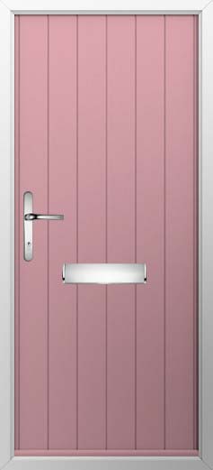 Ancona Solid Solidor Composite Door in Champagne Blush