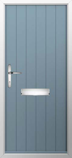 Ancona Solid Solidor Composite Door in Twilight Grey