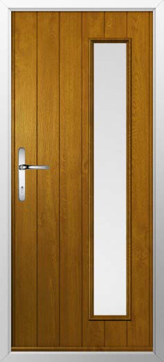 Brescia Glazed Solidor Composite Door in Oak