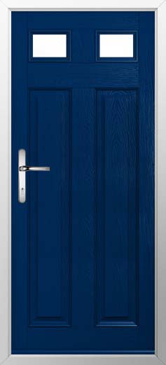 Berkley 2 Glazed Solidor Composite Door in Blue