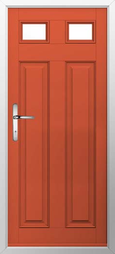 Berkley 2 Glazed Solidor Composite Door in Copper Flame