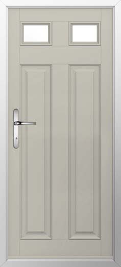 Berkley 2 Glazed Solidor Composite Door in Pebble Grey