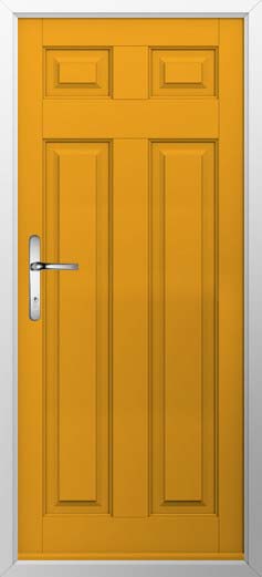Berkley Solid Solidor Composite Door in Amber Gold