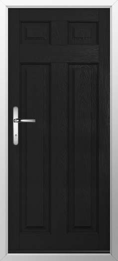 Berkley Solid Solidor Composite Door in Black