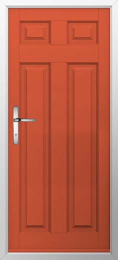 Berkley Solid Solidor Composite Door in Copper Flame