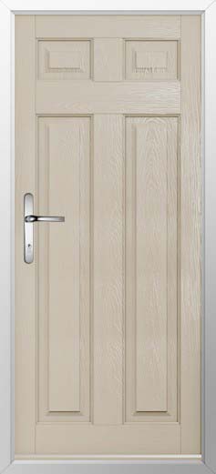 Berkley Solid Solidor Composite Door in Cream