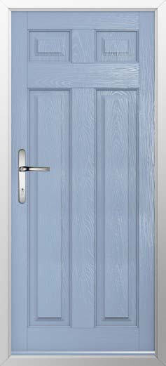 Berkley Solid Solidor Composite Door in Duck Egg Blue
