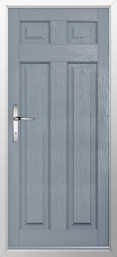 Berkley Solid Solidor Composite Door in French Grey