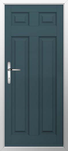 Berkley Solid Solidor Composite Door in Midnight Grey