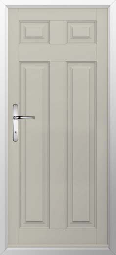 Berkley Solid Solidor Composite Door in Pebble Grey