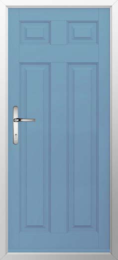 Berkley Solid Solidor Composite Door in Pottery Blue