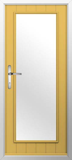 Biella Glazed Solidor Composite Door in Buttercup Yellow