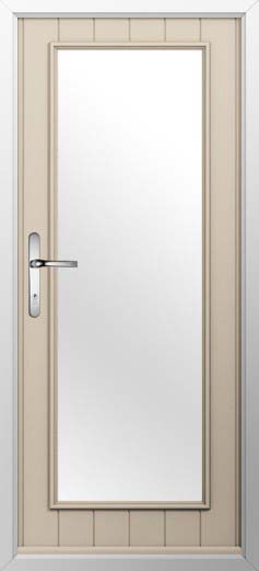 Biella Glazed Solidor Composite Door in Cream
