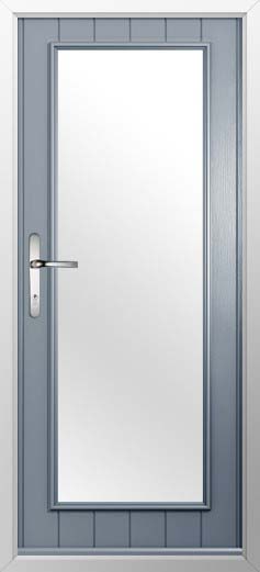 Biella Glazed Solidor Composite Door in French Grey