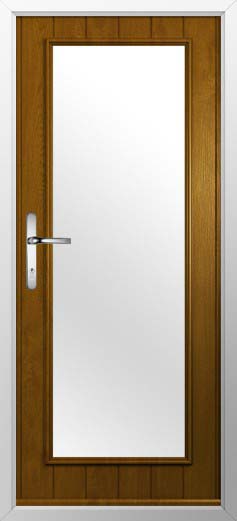 Biella Glazed Solidor Composite Door in Oak