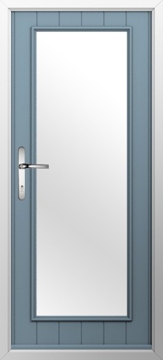 Biella Glazed Solidor Composite Door in Twilight Grey