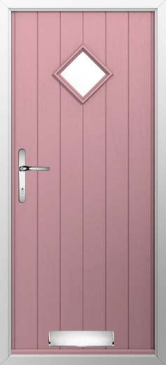Bologna Glazed Solidor Composite Door in Champagne Blush