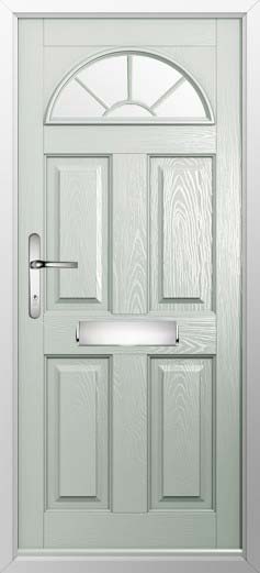 Conway 1 Georgian Bar Glazed Solidor Composite Door in Painswick