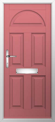 Conway Solid Solidor Composite Door in Antique Rose