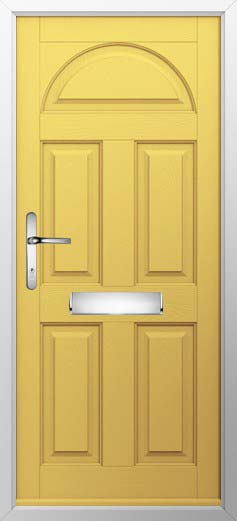 Conway Solid Solidor Composite Door in Buttercup Yellow