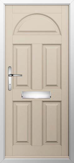 Conway Solid Solidor Composite Door in Cream