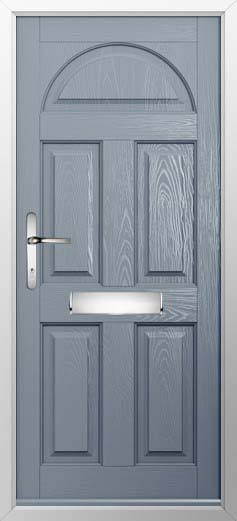 Conway Solid Solidor Composite Door in French Grey