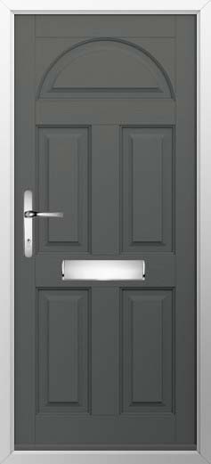 Conway Solid Solidor Composite Door in Granite Grey