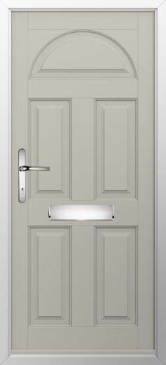 Conway Solid Solidor Composite Door in Pebble Grey
