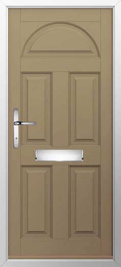 Conway Solid Solidor Composite Door in Truffle Brown