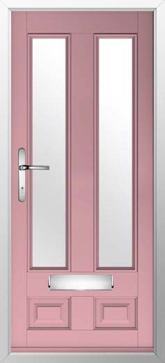 Edinburgh 2 Glazed Solidor Composite Door in Champagne Blush