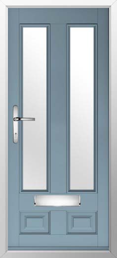 Edinburgh 2 Glazed Solidor Composite Door in Twilight Grey
